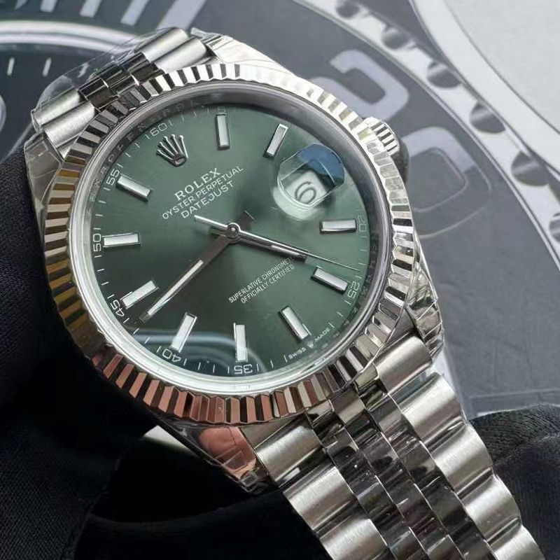 【 Video analysis 】VS top  Replica Watches  Rolex   Datejust 41MM Replica m126334-0028 wrist watches (薄荷绿)