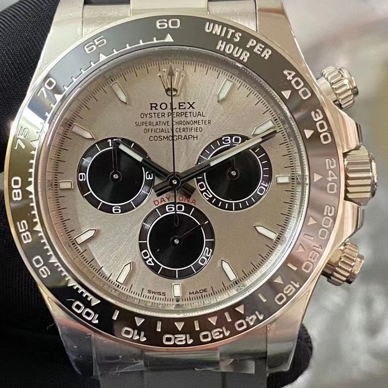 clean Rolex  Cosmograph Daytona  Ditongna  top  Replica Copy 4131水泥灰m126519ln-0006 wrist watches 
