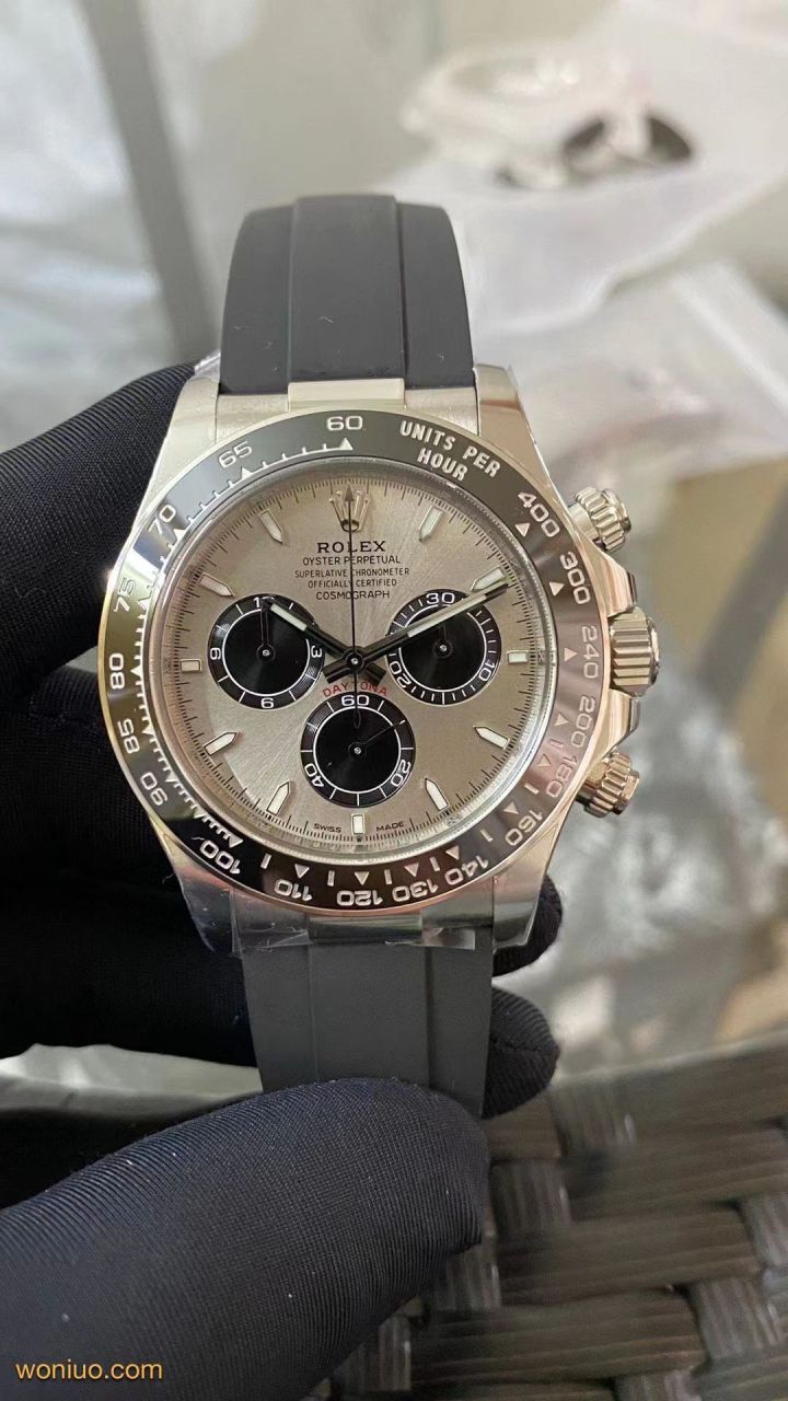 clean Rolex  Cosmograph Daytona  Ditongna  top  Replica Copy 4131水泥灰m126519ln-0006 wrist watches  / R830