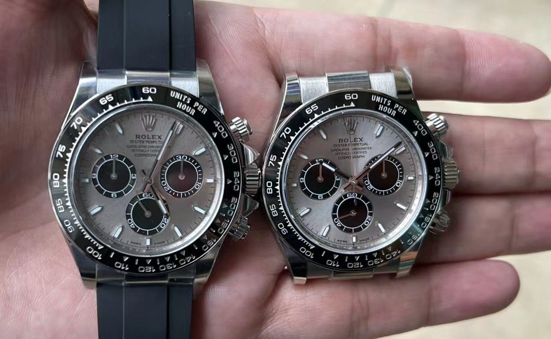 clean Rolex  Cosmograph Daytona  Ditongna  top  Replica Copy 4131水泥灰m126519ln-0006 wrist watches  / R830