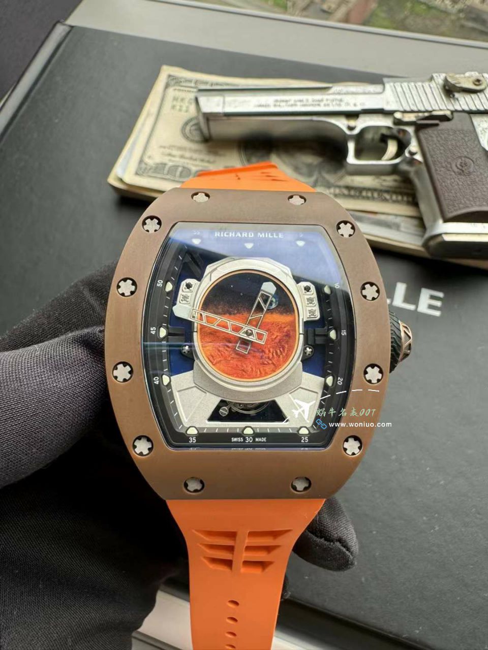 YS Factory  top  Replica Copy  Watches RICHARD MILLE理查米尔（Richard Mille）男士系列RM52-05 PHARRELL WILLIAMS  Tourbillon  wrist watches  / RM52-05