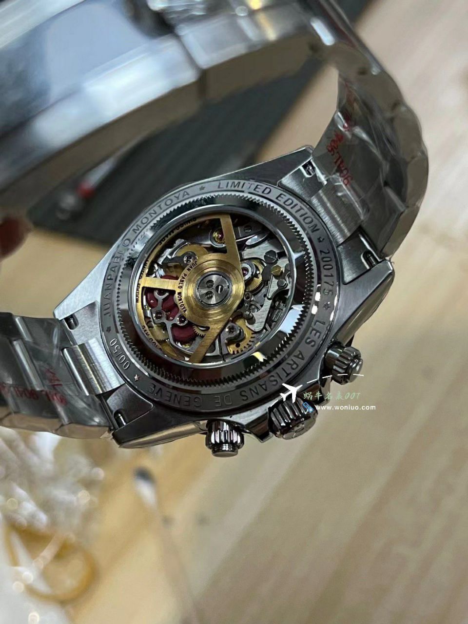 N Factory 出品 Rolex 超级限定版镂空 Ditongna 独家4130计时镂空 Movement  wrist watches  / R776