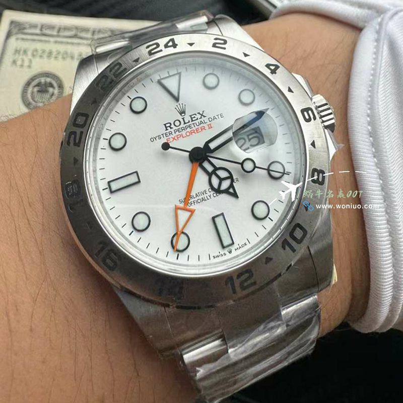  Video analysis  Rolex 探险家二代大白M226570-0001 top  Replica Copy  wrist watches 
