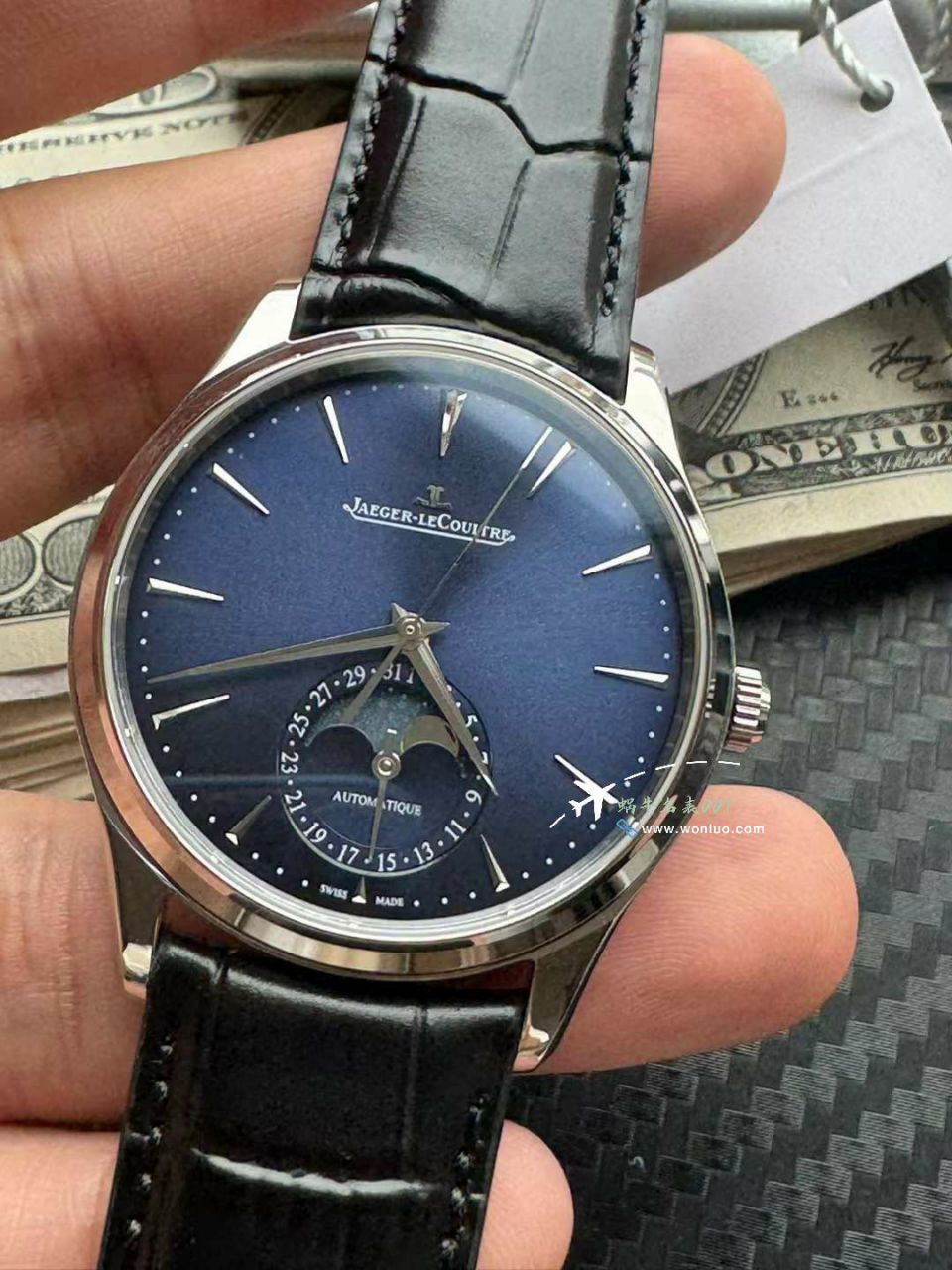  Video analysis APS Factory  Jaeger-LeCoultre 月相 top  Replica Copy 超薄月相1368480，1362511，1368471，1368430 Watches  / JJ196