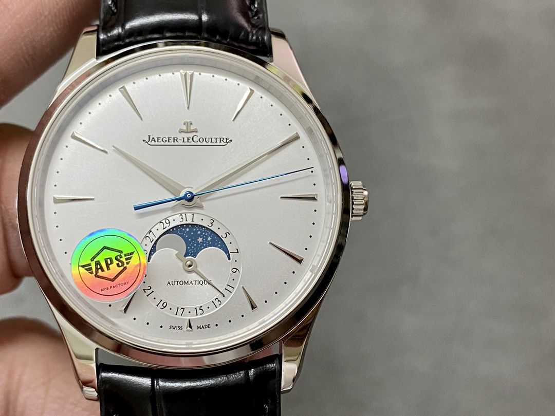 APS Factory  Perfect  Replica Copy  Jaeger-LeCoultre 月相大师系列1368430 wrist watches  / JJ199