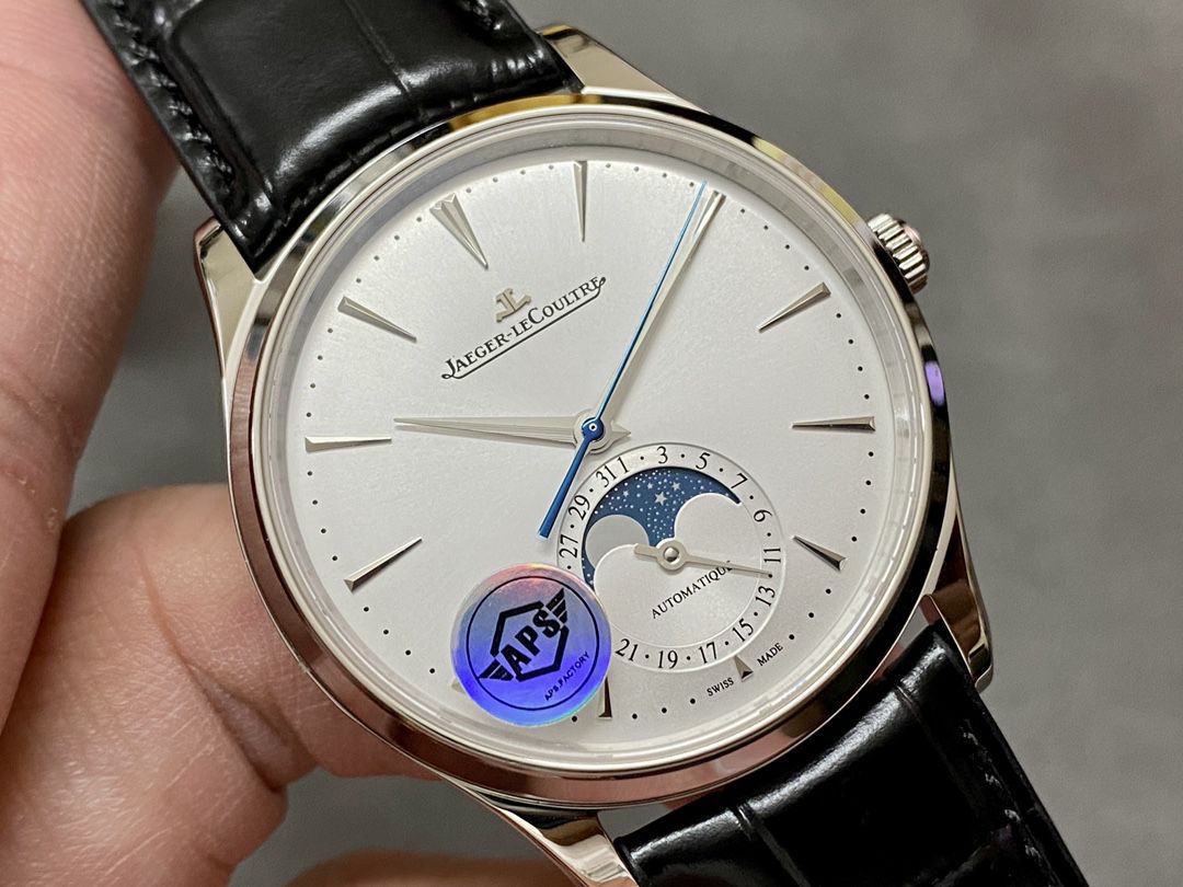 APS Factory  Perfect  Replica Copy  Jaeger-LeCoultre 月相大师系列1368430 wrist watches  / JJ199