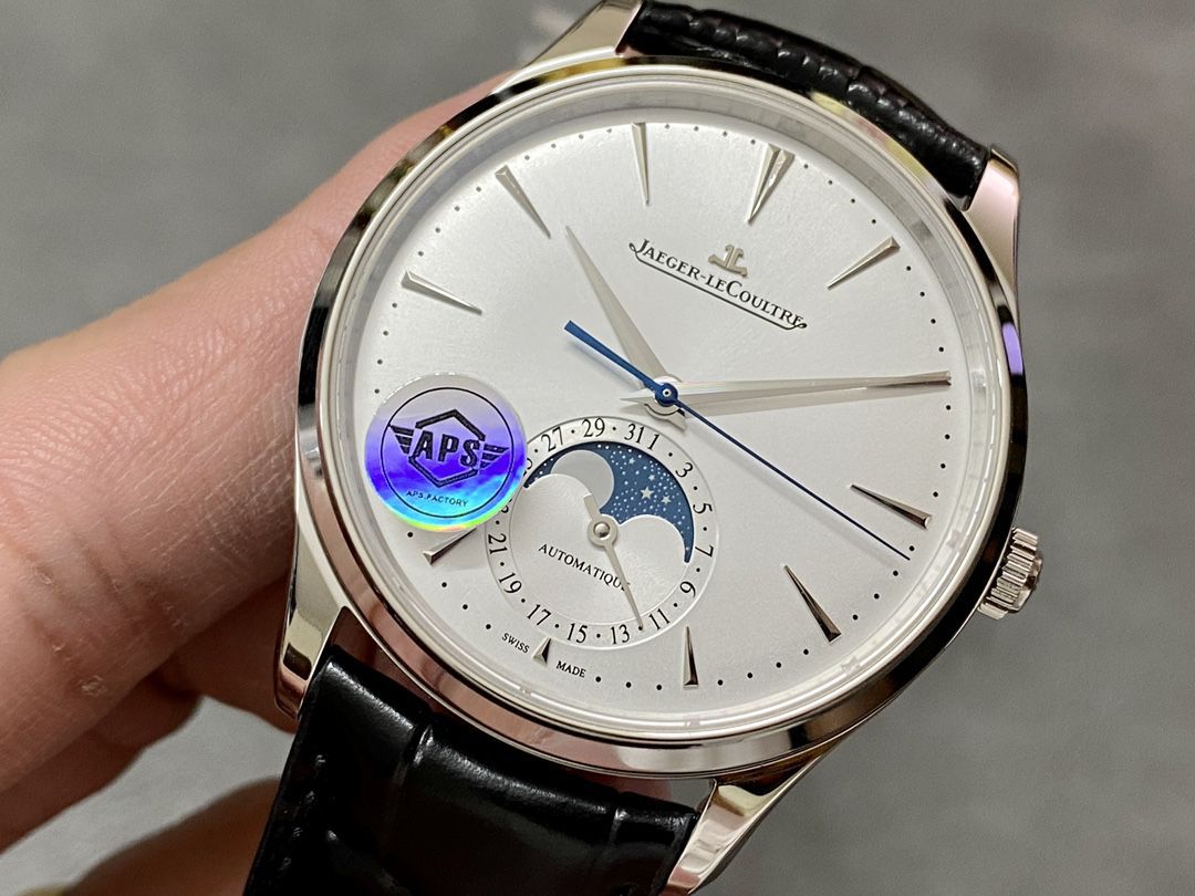 APS Factory  Perfect  Replica Copy  Jaeger-LeCoultre 月相大师系列1368430 wrist watches  / JJ199