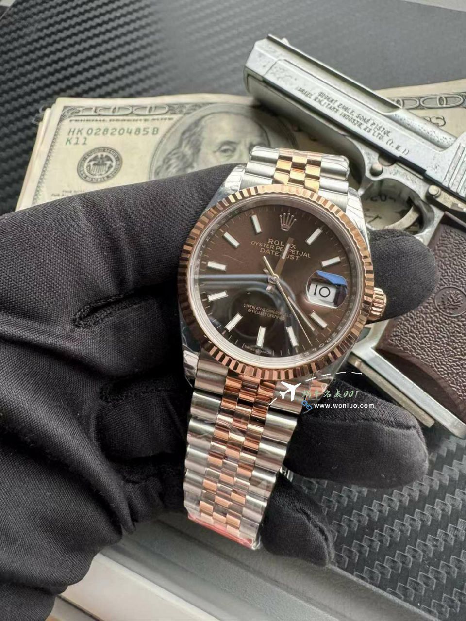  Video analysis  Rolex   Datejust 36毫米朱古力面 Perfect  Replica Copy m126231-0043 wrist watches  / R853