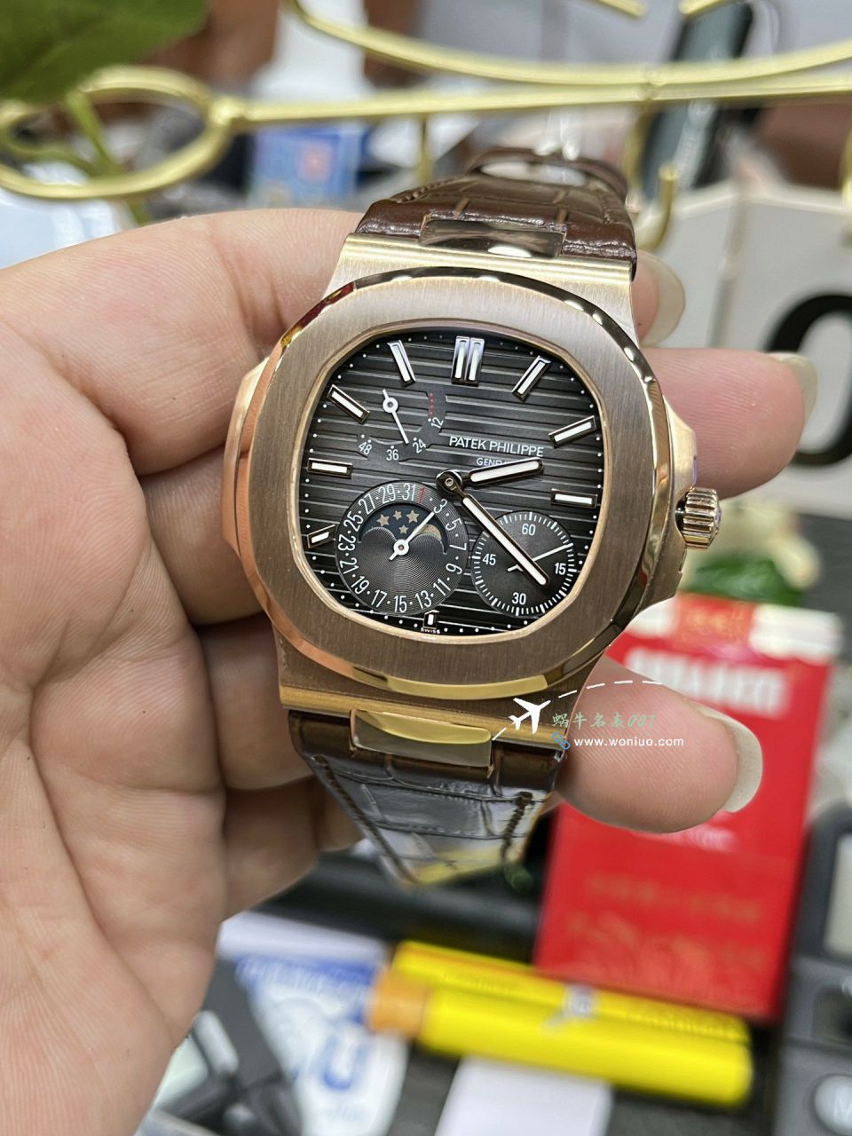 PPF PATEK PHILIPPE 运动优雅 Nautilus  Perfect  Replica  Replica 5712/1R-001 wrist watches  / BD391