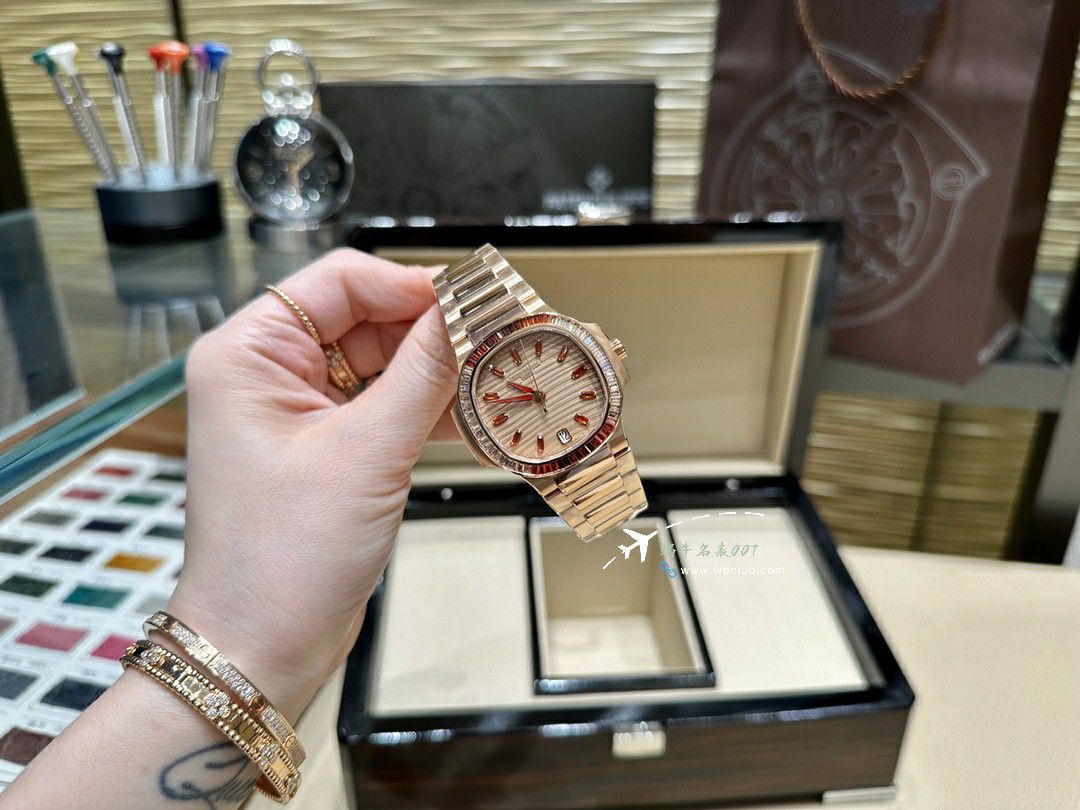 3K Factory  PATEK PHILIPPE 运动优雅 Perfect  Replica Copy  Nautilus 女表7118/1300R-001 / BD392