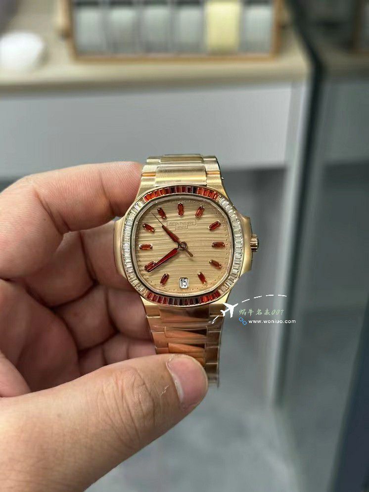 3K Factory  PATEK PHILIPPE 运动优雅 Perfect  Replica Copy  Nautilus 女表7118/1300R-001 / BD392
