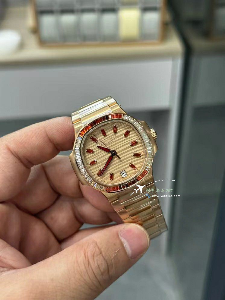 3K Factory  PATEK PHILIPPE 运动优雅 Perfect  Replica Copy  Nautilus 女表7118/1300R-001 / BD392