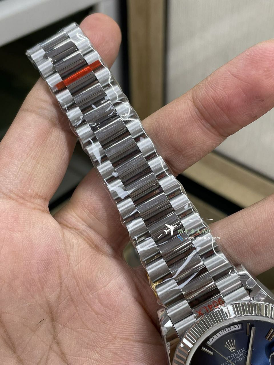 QF Rolex DD Day-Date  Adding weight 版本 Replica Copy 罗马烟熏绿m228238-0069，渐变蓝m228236-0024，渐变灰m228235-0055 / R857