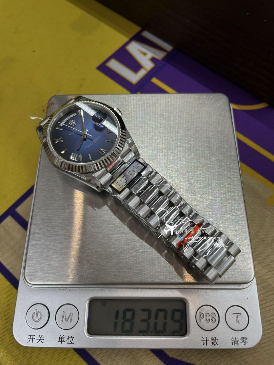 QF Rolex DD Day-Date  Adding weight 版本 Replica Copy 罗马烟熏绿m228238-0069，渐变蓝m228236-0024，渐变灰m228235-0055 / R857
