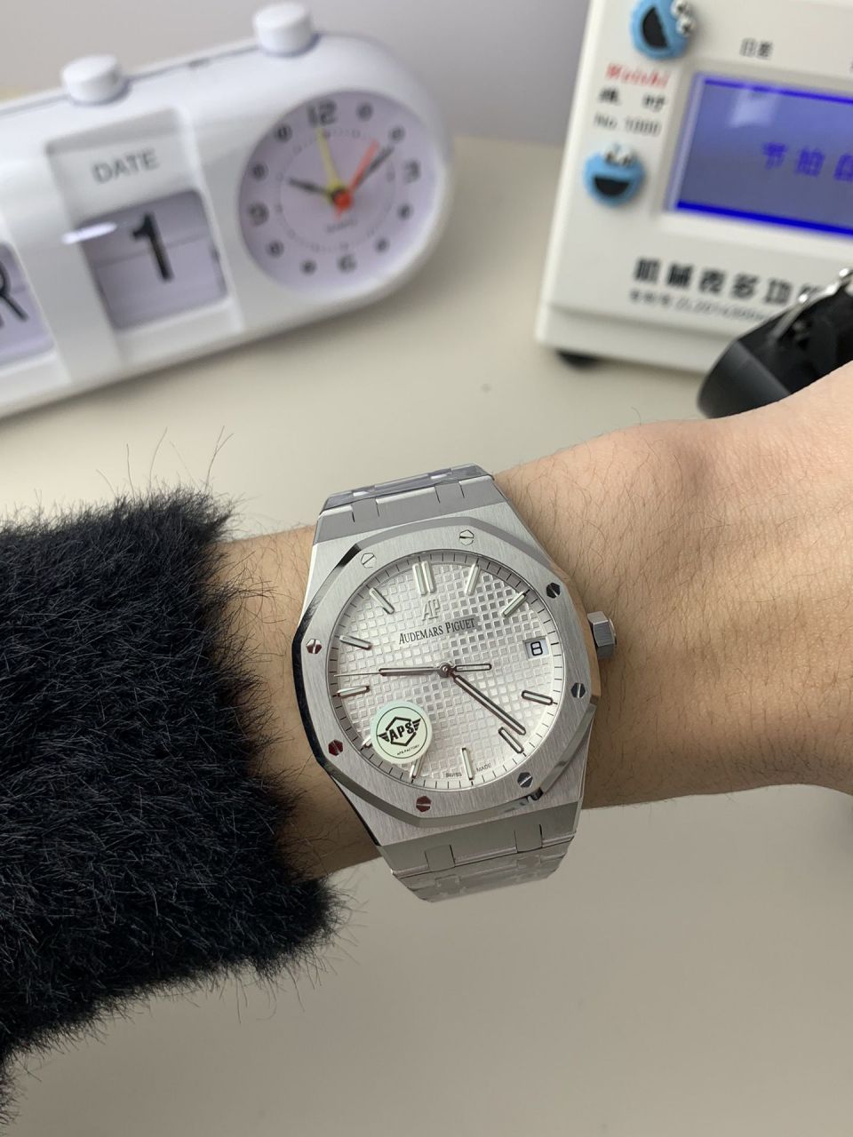 APS Replica Copy Audemars Piguet 皇家橡树系列15500ST.OO.1220ST.04 wrist watches  / AP273