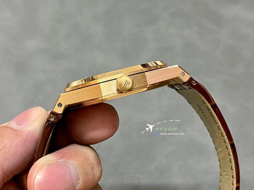  Video analysis APS Adding weight 版本Audemars Piguet 皇家橡树 Best 的 Replica Watches 15400OR.OO.D002CR.01，15400OR.OO.D088CR.01 wrist watches  / AP277