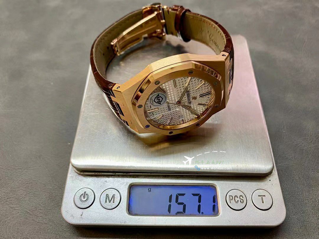  Video analysis APS Adding weight 版本Audemars Piguet 皇家橡树 Best 的 Replica Watches 15400OR.OO.D002CR.01，15400OR.OO.D088CR.01 wrist watches  / AP277