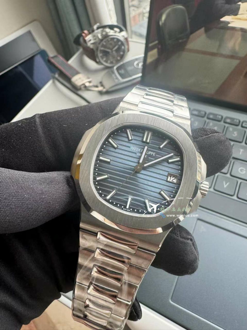 3K Factory  Nautilus 一体机 Perfect  High quality   Replica Watches  PATEK PHILIPPE 5811/1G-001 wrist watches  / BD376