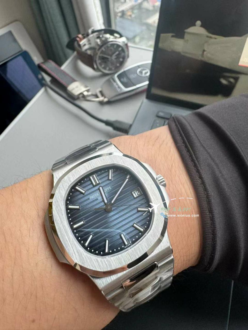 3K Factory  Nautilus 一体机 Perfect  High quality   Replica Watches  PATEK PHILIPPE 5811/1G-001 wrist watches  / BD376