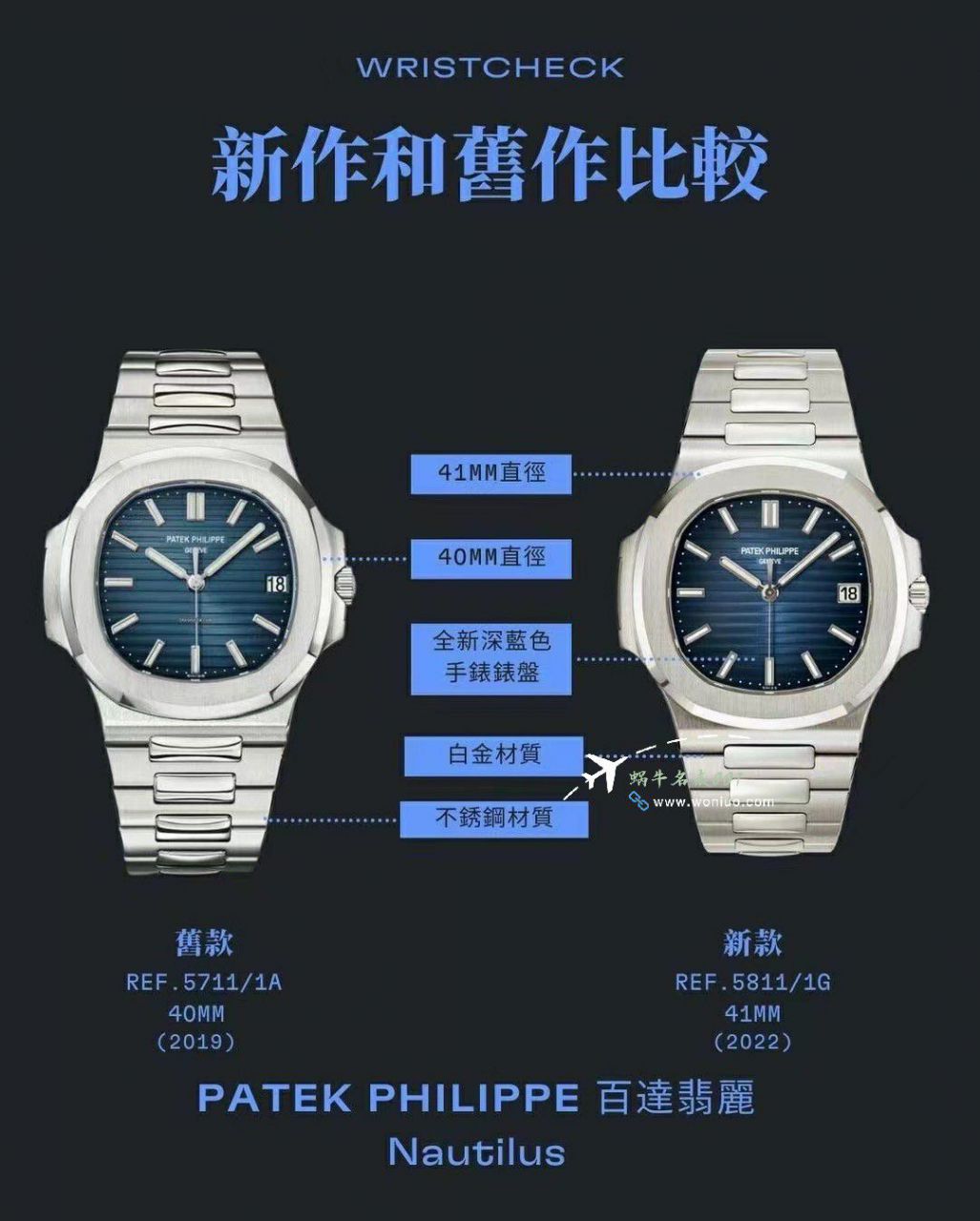 3K Factory  Nautilus 一体机 Perfect  High quality   Replica Watches  PATEK PHILIPPE 5811/1G-001 wrist watches  / BD376