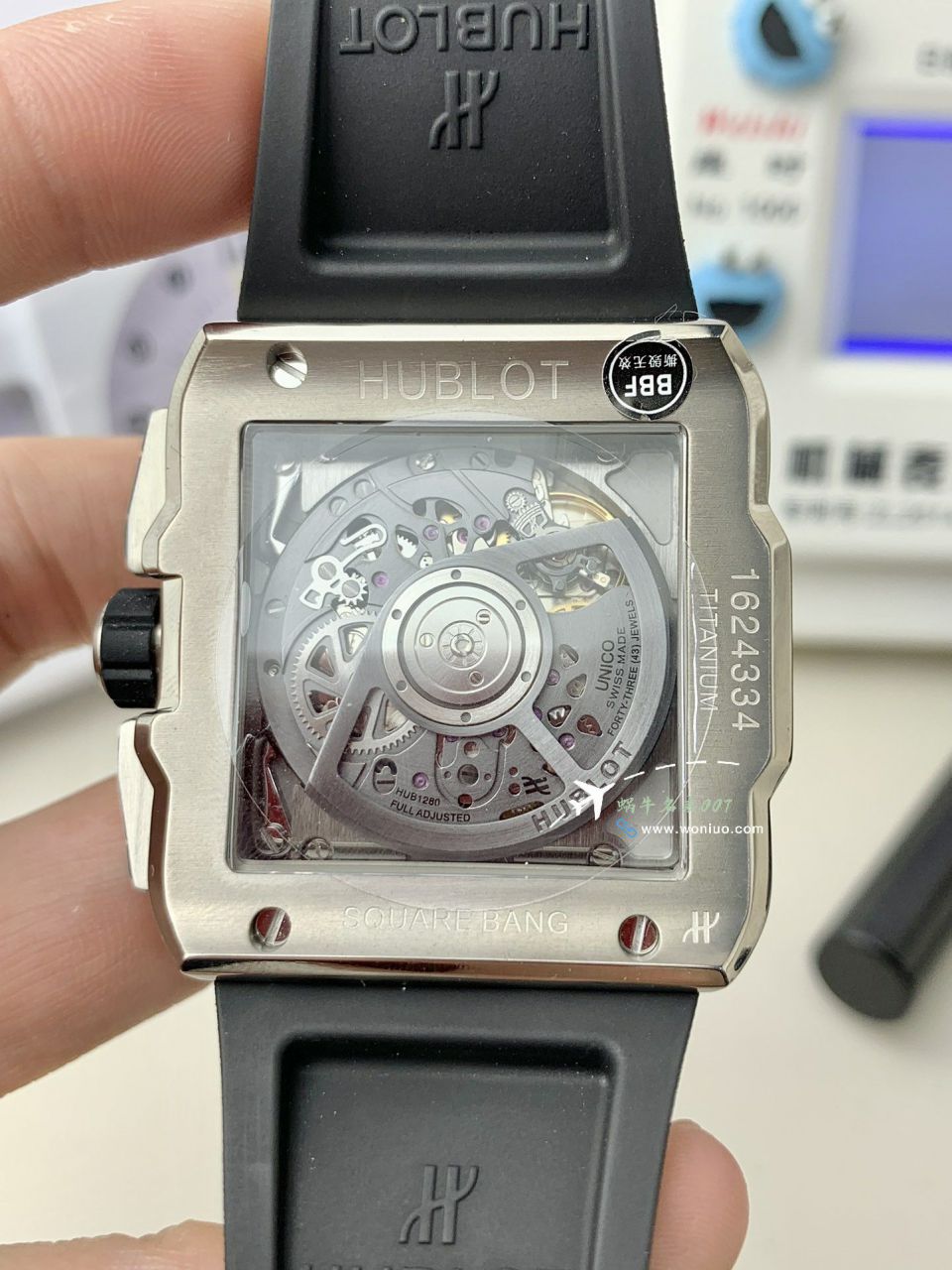 BBF hublot SQUARE BANG UNICO方形 Perfect  Replica Copy 表821.OX.0180.RX，821.OM.0180.RX，821.NM.0170.RX，821.NX.0170.RX / YB131