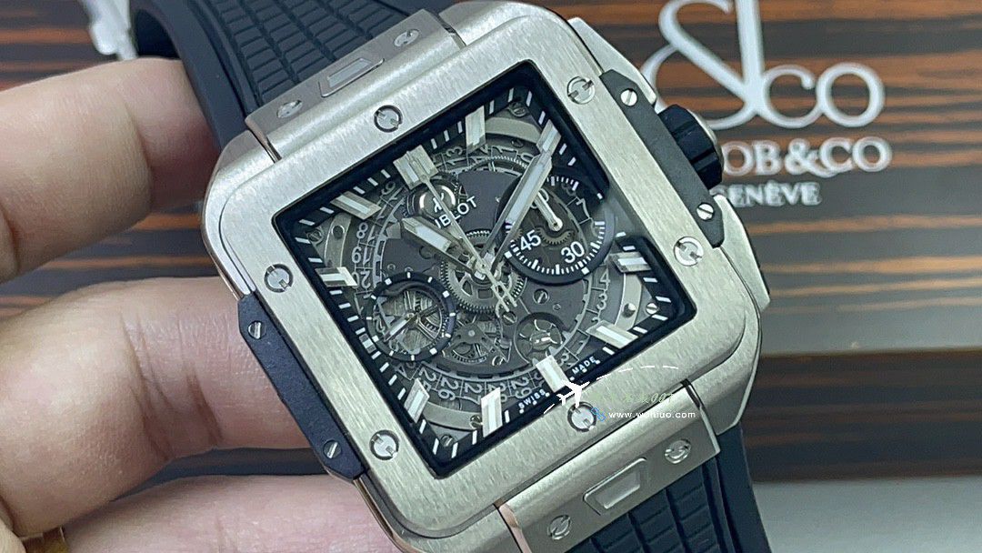 BBF hublot SQUARE BANG UNICO方形 Perfect  Replica Copy 表821.OX.0180.RX，821.OM.0180.RX，821.NM.0170.RX，821.NX.0170.RX / YB131