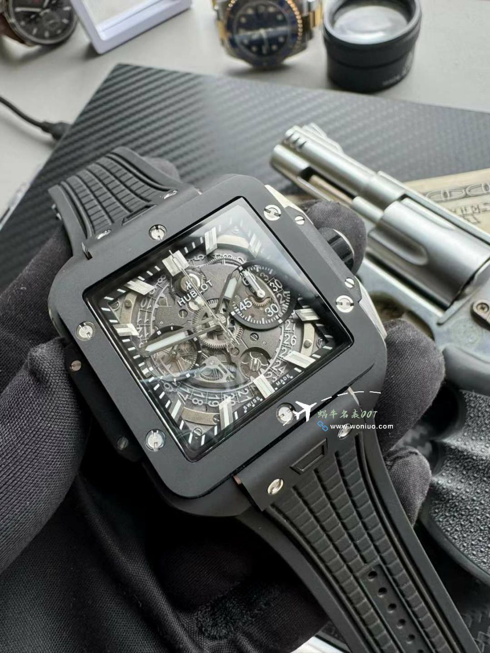 BBF hublot 恒宝SQUARE BANG UNICO Composite 821.CI.0170.RX High quality  Replica Copy  wrist watches  / YB132