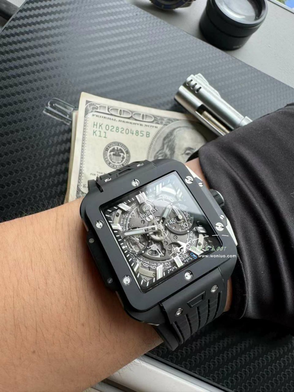 BBF hublot 恒宝SQUARE BANG UNICO Composite 821.CI.0170.RX High quality  Replica Copy  wrist watches  / YB132