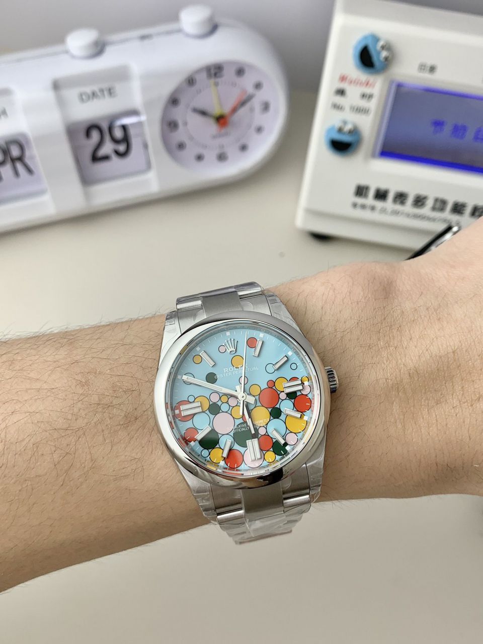 VS Rolex  oyster perpetual 动m124300-0002 wrist watches 41毫米 Perfect  Replica 黑恒动 / R859