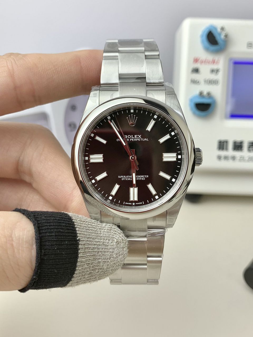 VS Rolex  oyster perpetual 动m124300-0002 wrist watches 41毫米 Perfect  Replica 黑恒动 / R859