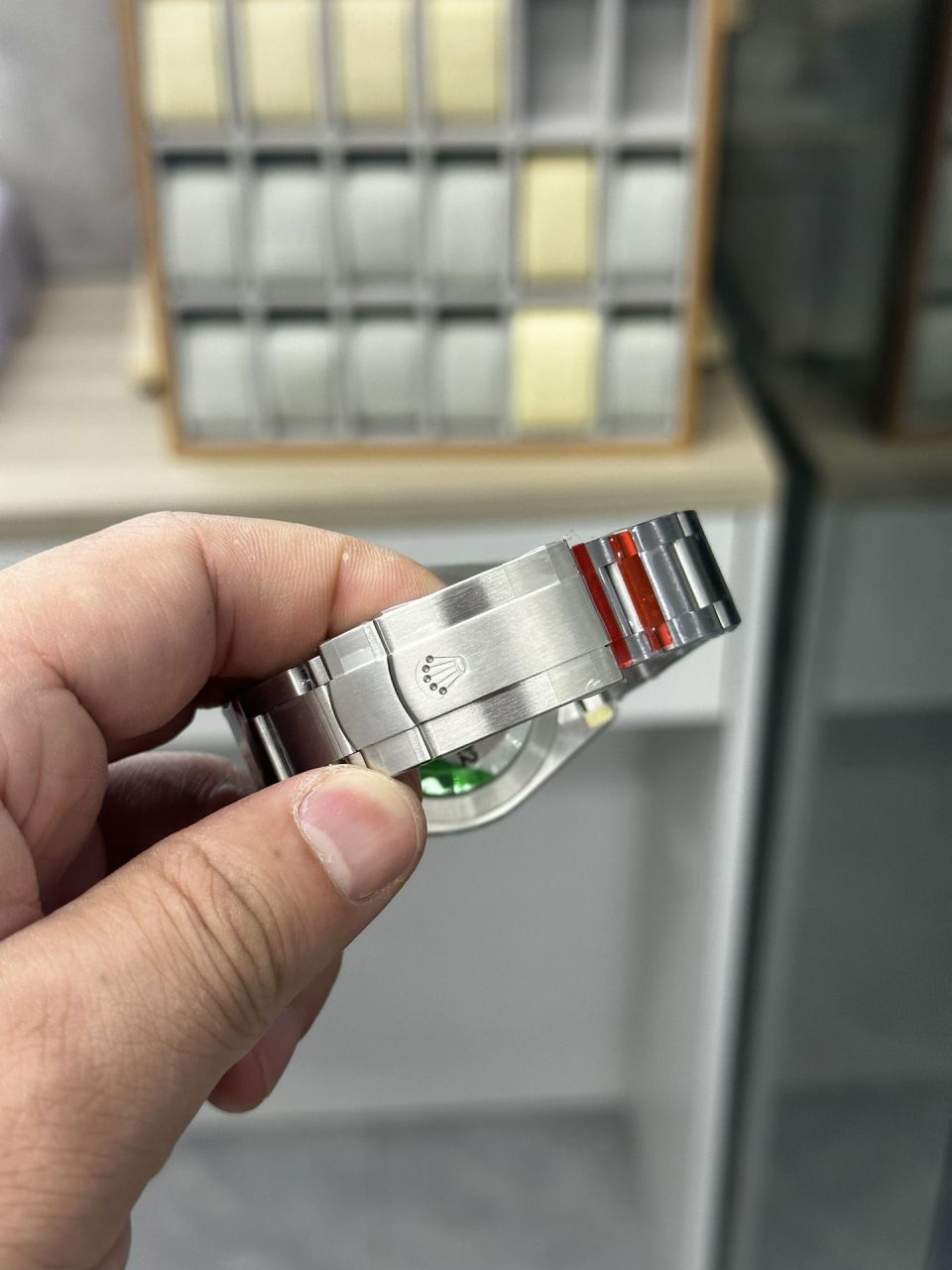 VS Rolex  oyster perpetual 动m124300-0002 wrist watches 41毫米 Perfect  Replica 黑恒动 / R859