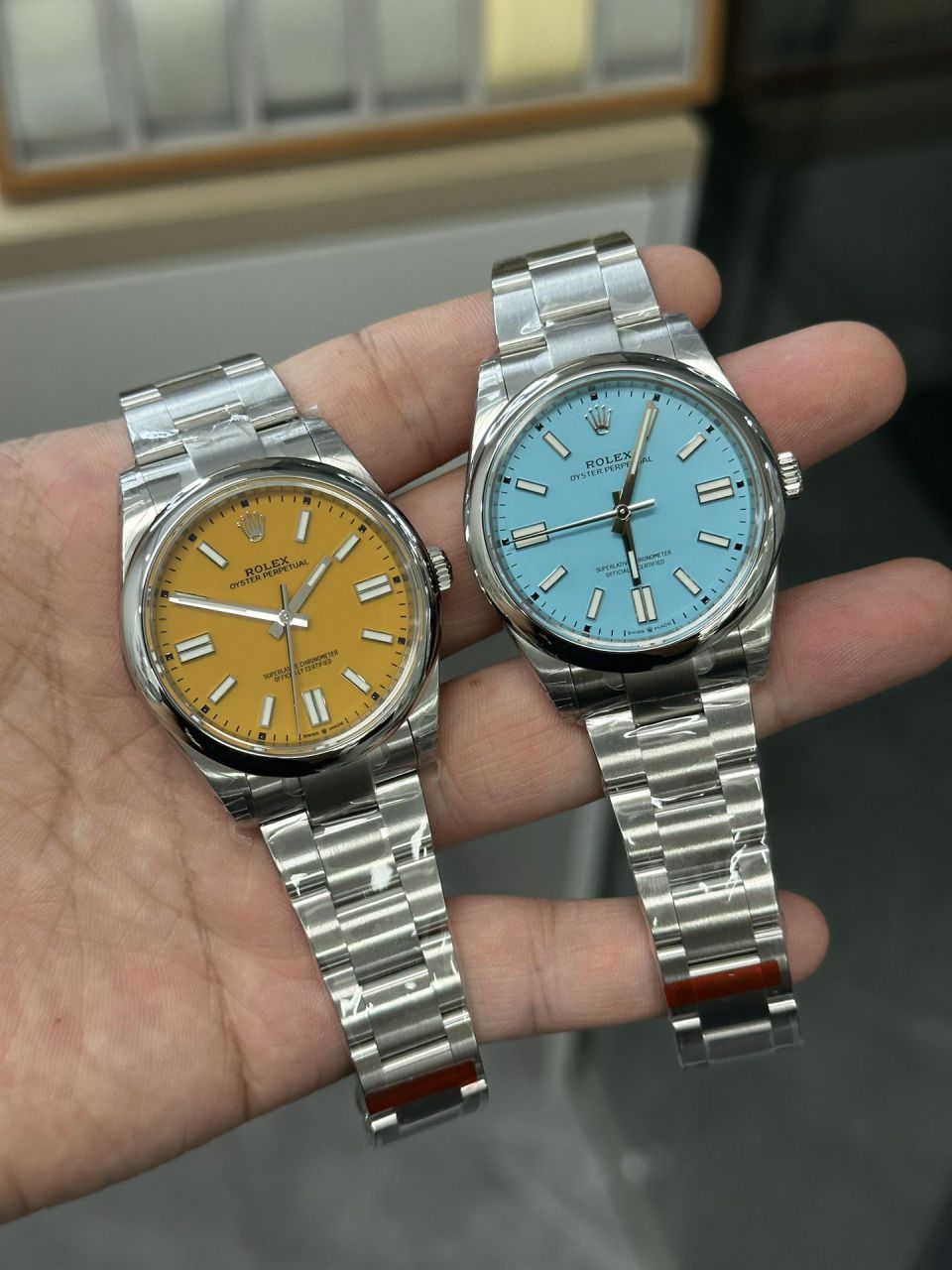 VS Rolex  oyster perpetual 动m124300-0002 wrist watches 41毫米 Perfect  Replica 黑恒动 / R859