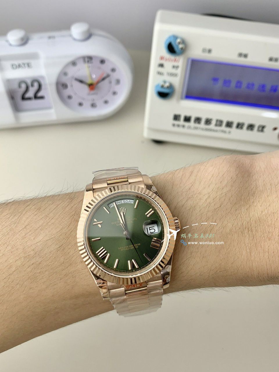 GMV3 Rolex  Adding weight DD Day-Date 型177g top  Replica Copy m228238-0061，m228235-0003 wrist watches  / R862