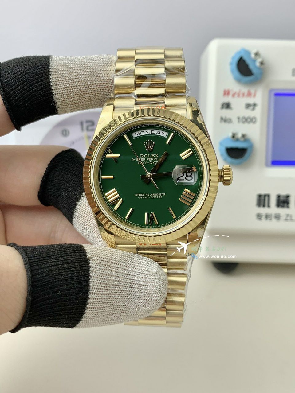 GMV3 Rolex  Adding weight DD Day-Date 型177g top  Replica Copy m228238-0061，m228235-0003 wrist watches  / R862