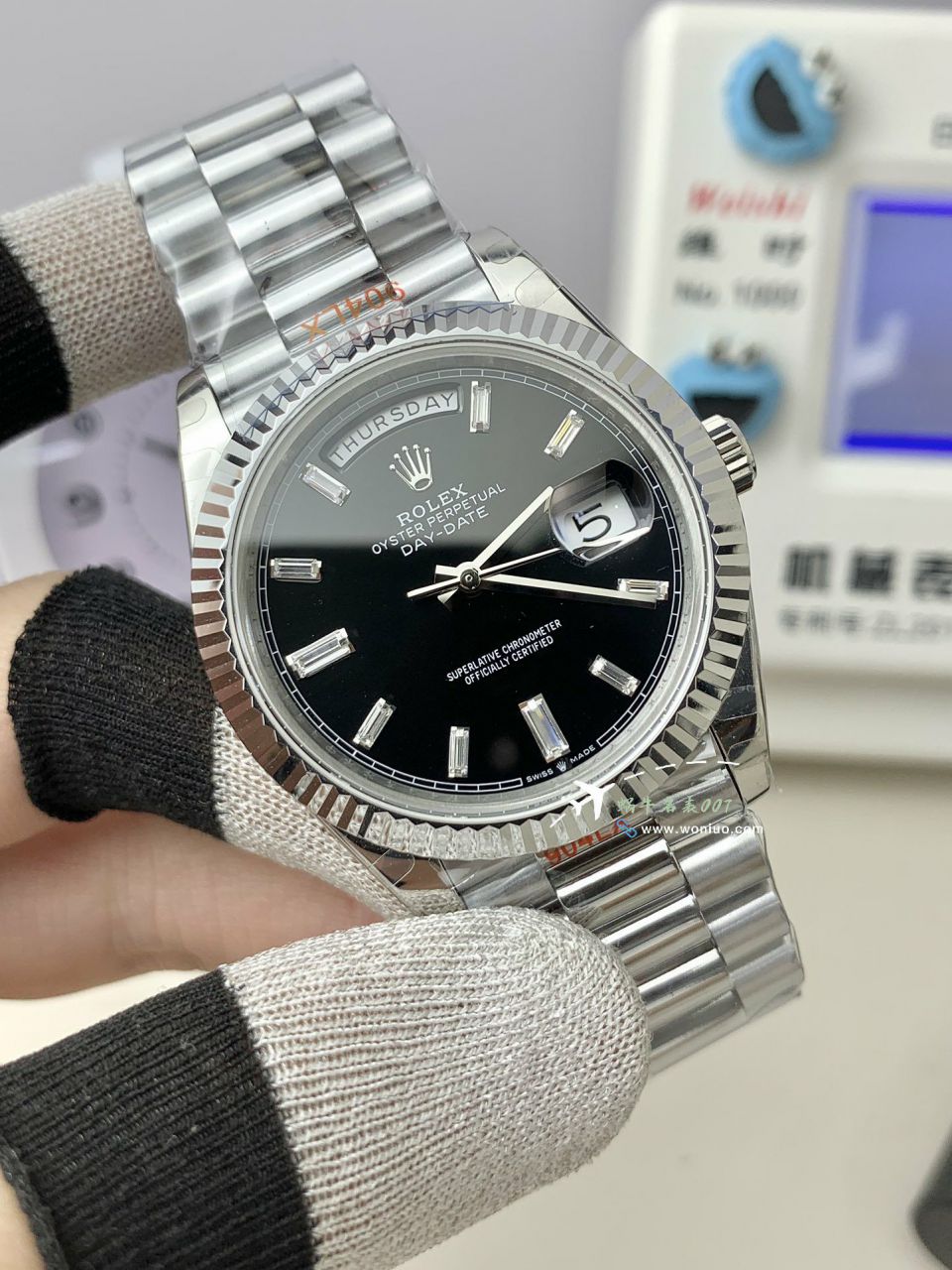 GMV3 Rolex  Adding weight DD Day-Date 型177g top  Replica Copy m228238-0061，m228235-0003 wrist watches  / R862