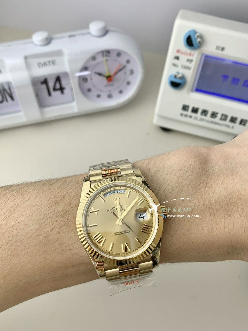 GMV3 Rolex  Adding weight DD Day-Date 型177g top  Replica Copy m228238-0061，m228235-0003 wrist watches  / R862