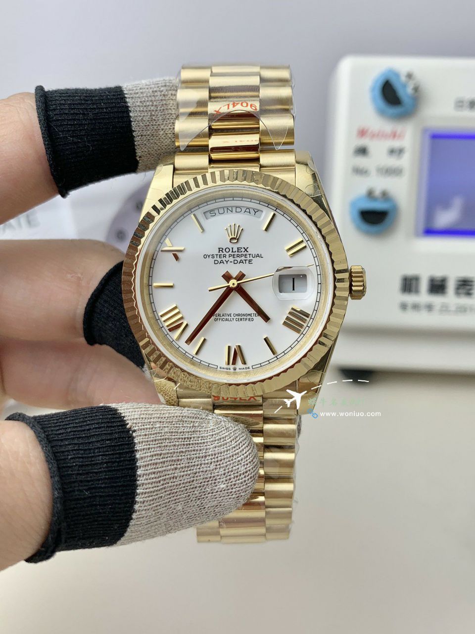 GMV3 Rolex  Adding weight DD Day-Date 型177g top  Replica Copy m228238-0061，m228235-0003 wrist watches  / R862