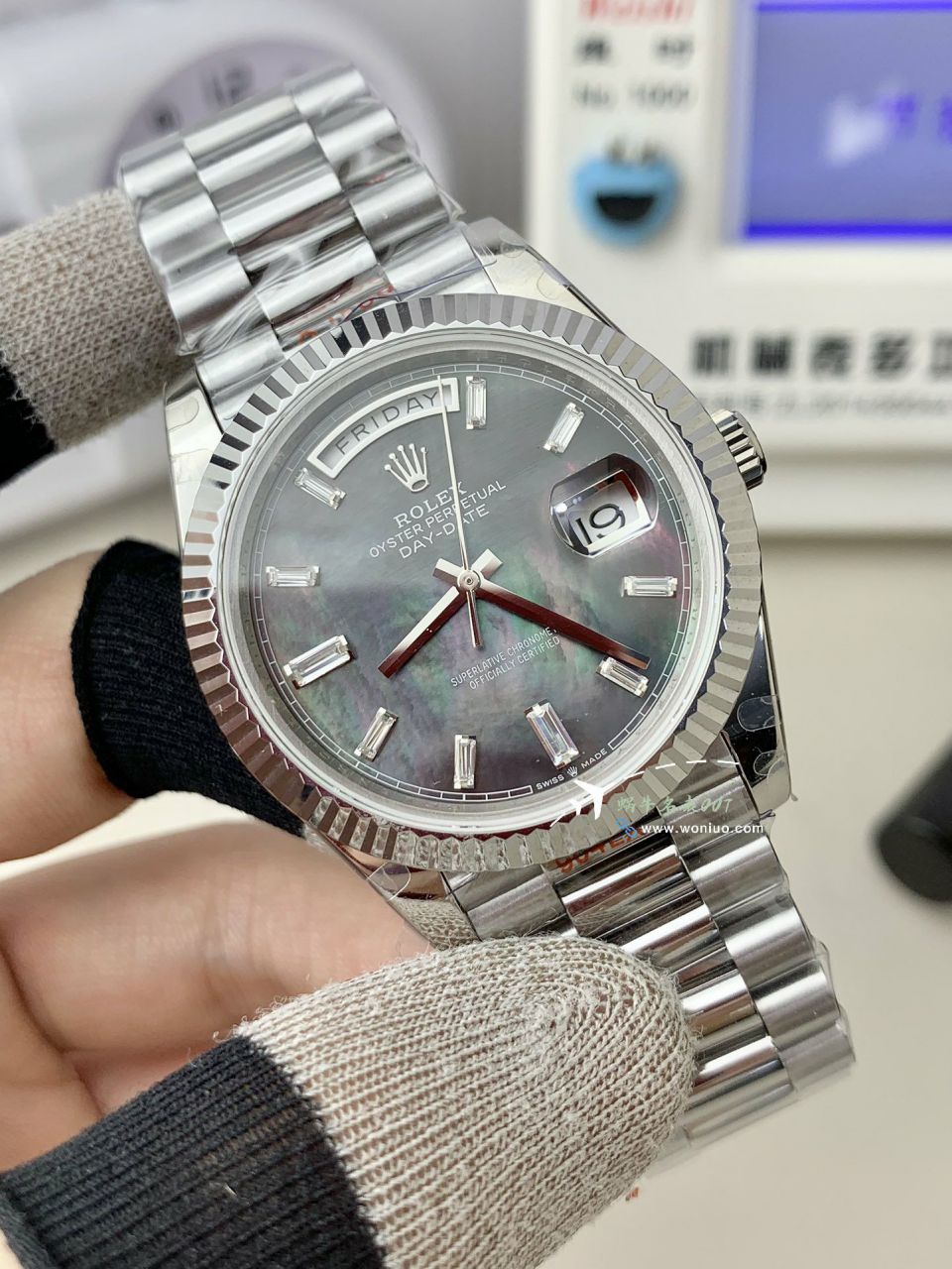 GMV3 Rolex  Adding weight DD Day-Date 型177g top  Replica Copy m228238-0061，m228235-0003 wrist watches  / R862