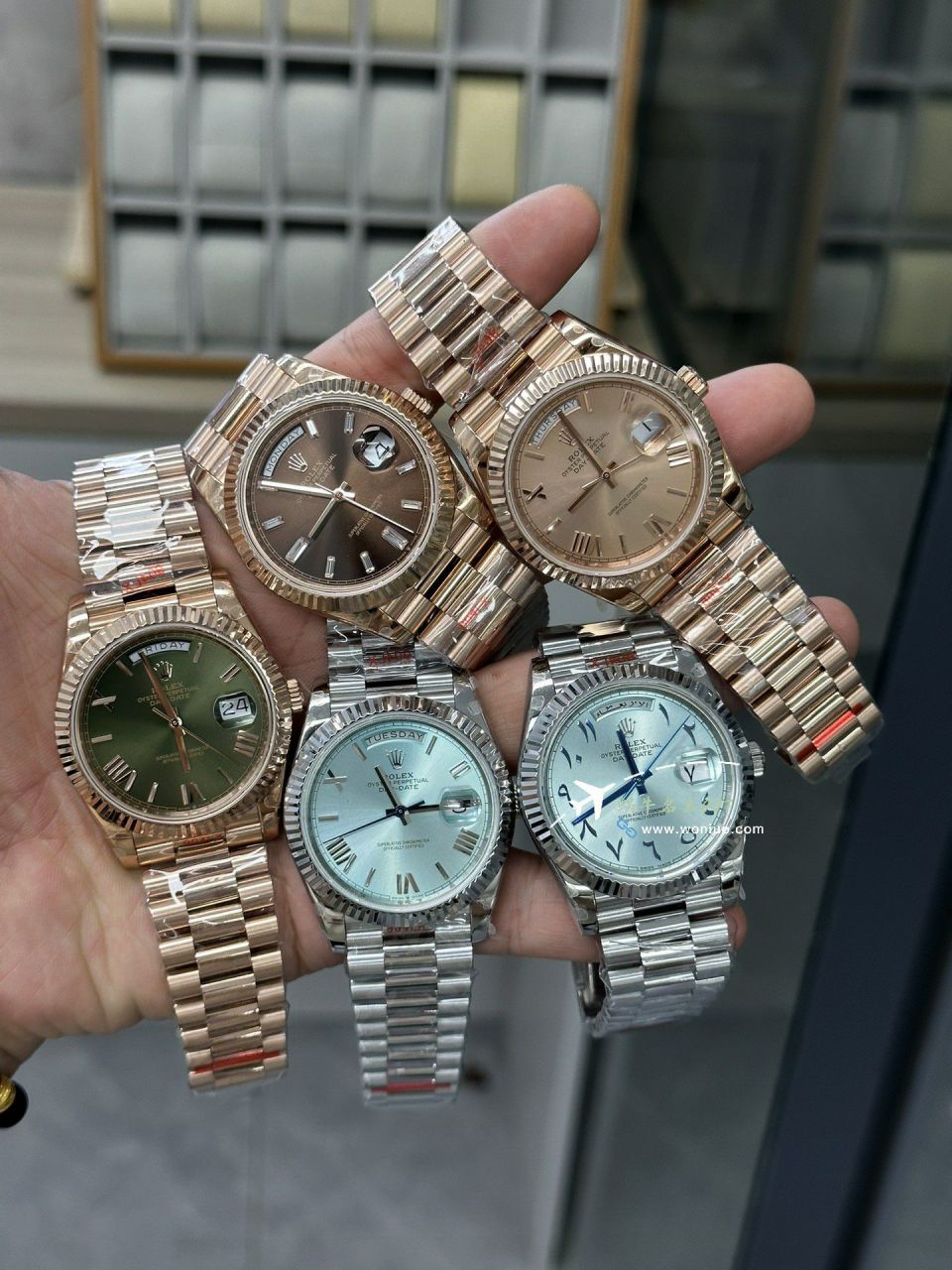 GMV3 Rolex  Adding weight DD Day-Date 型177g top  Replica Copy m228238-0061，m228235-0003 wrist watches  / R862