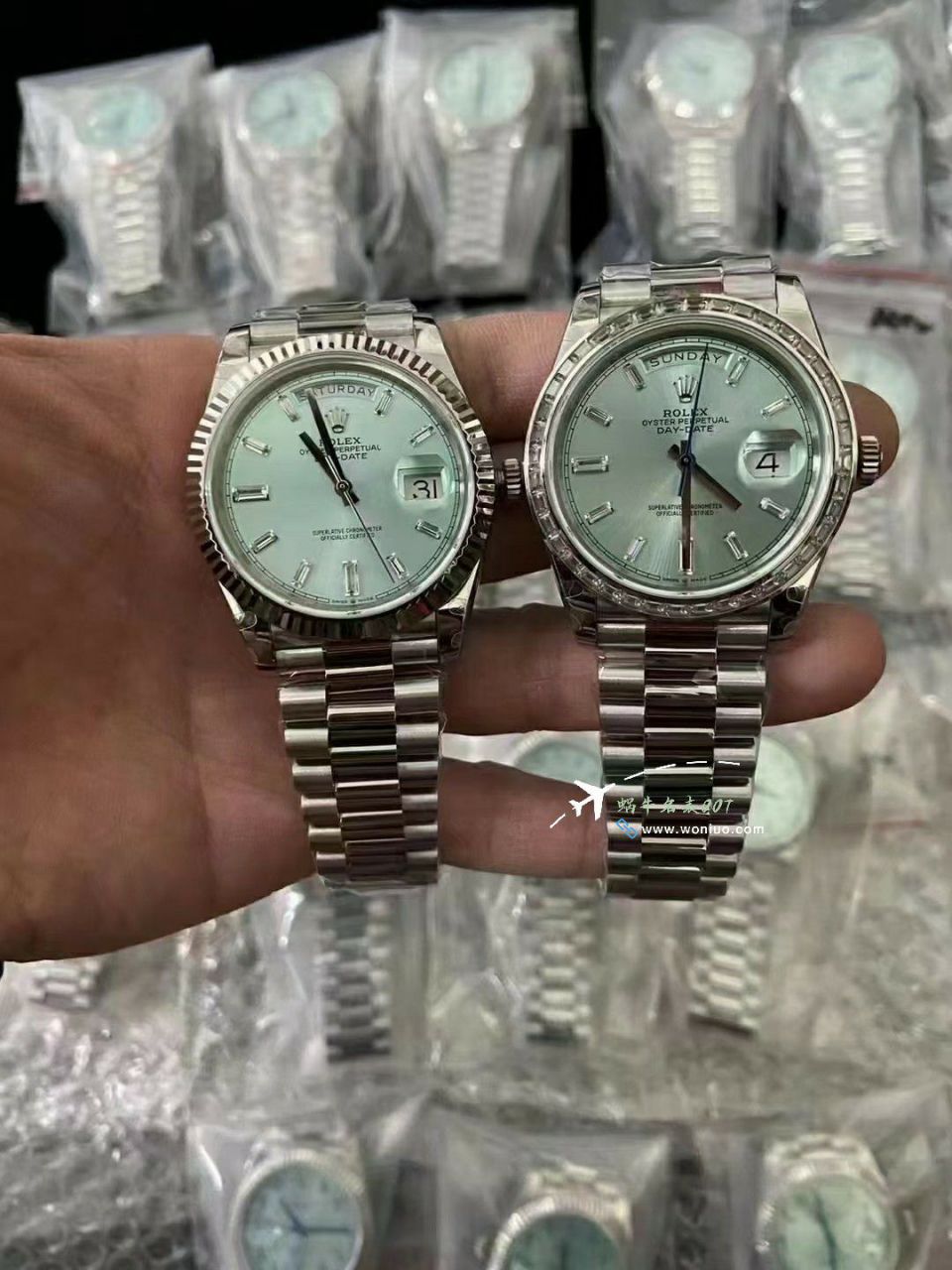 GMV3 Rolex  Adding weight DD Day-Date 型177g top  Replica Copy m228238-0061，m228235-0003 wrist watches  / R862