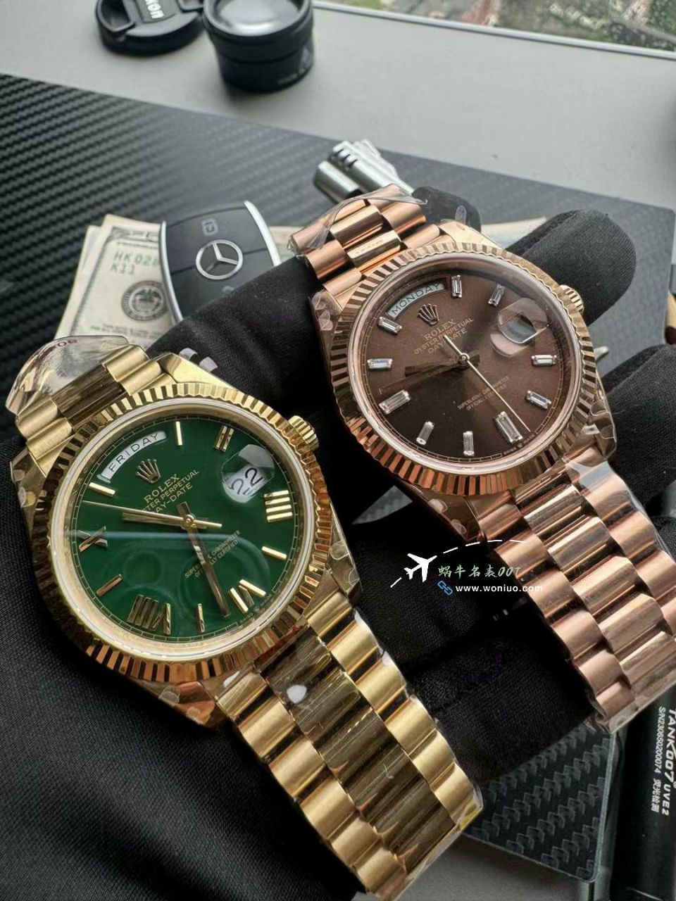 GM Rolex  Day-Date 型系列m228239-0055 wrist watches V3 Adding weight DD陨石盘 top  Replica Watches  / R963