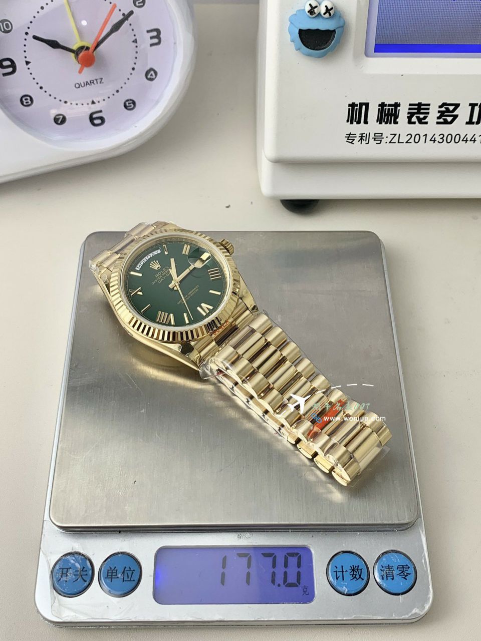 GM Rolex  Day-Date 型系列m228239-0055 wrist watches V3 Adding weight DD陨石盘 top  Replica Watches  / R963