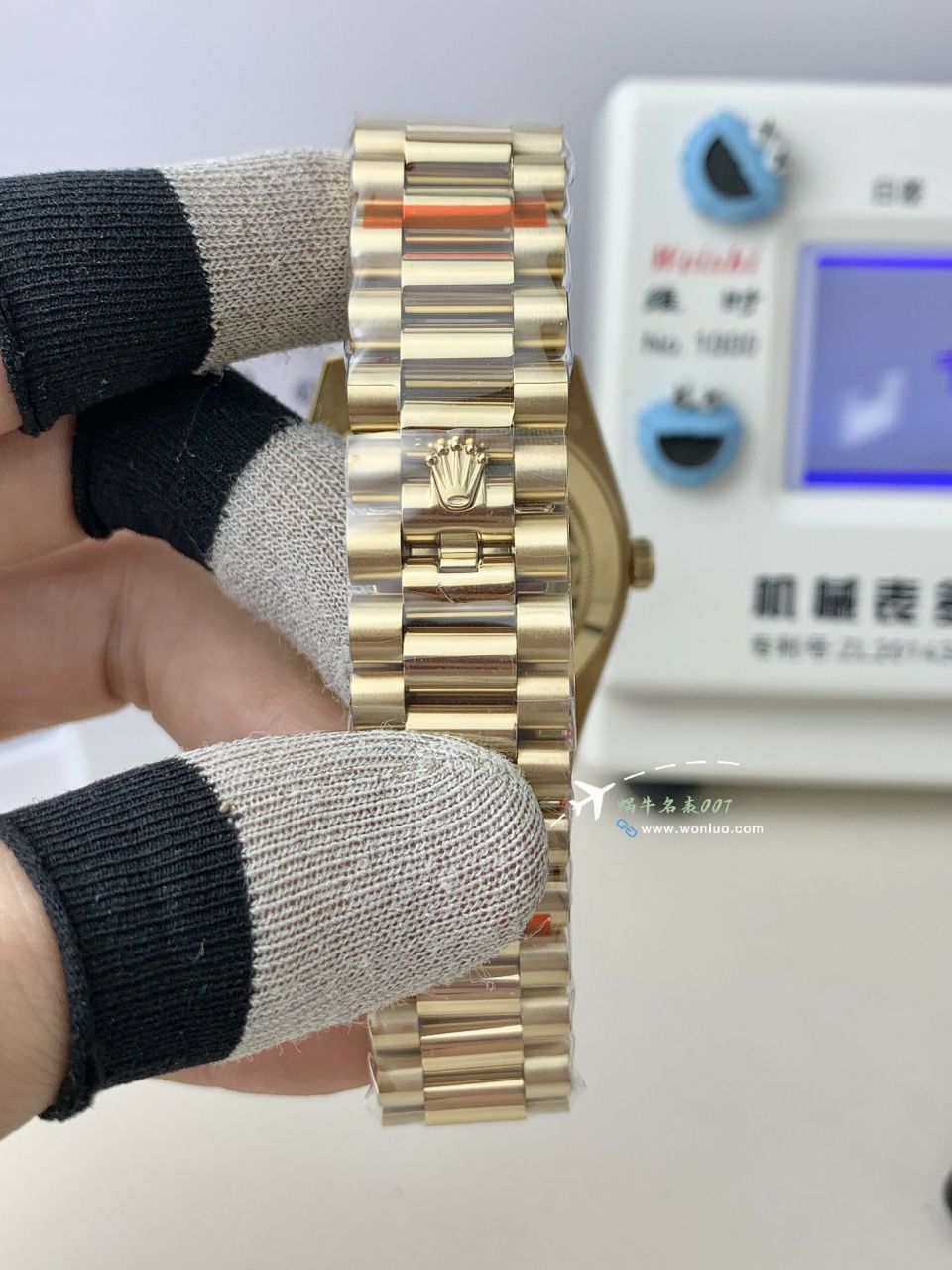 GM Rolex  Day-Date 型系列m228239-0055 wrist watches V3 Adding weight DD陨石盘 top  Replica Watches  / R963