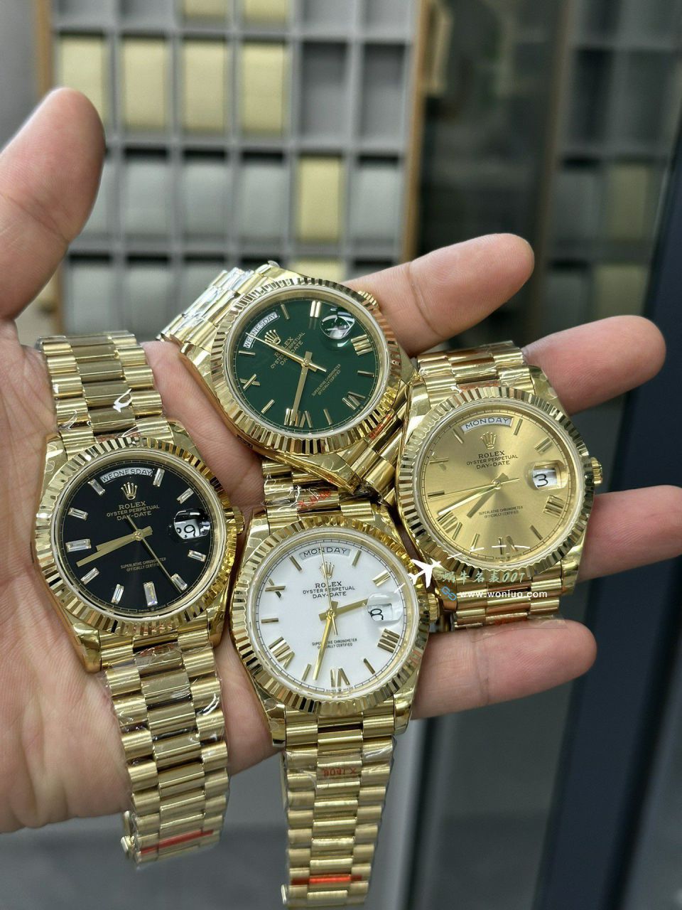 GM Rolex  Day-Date 型系列m228239-0055 wrist watches V3 Adding weight DD陨石盘 top  Replica Watches  / R963
