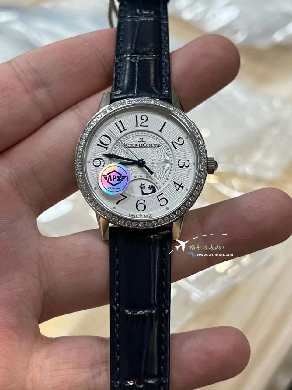 APS Jaeger-LeCoultre 约会 copy customized  Movement 女表3448110 Perfect  Replica Copy  wrist watches  / JJ196