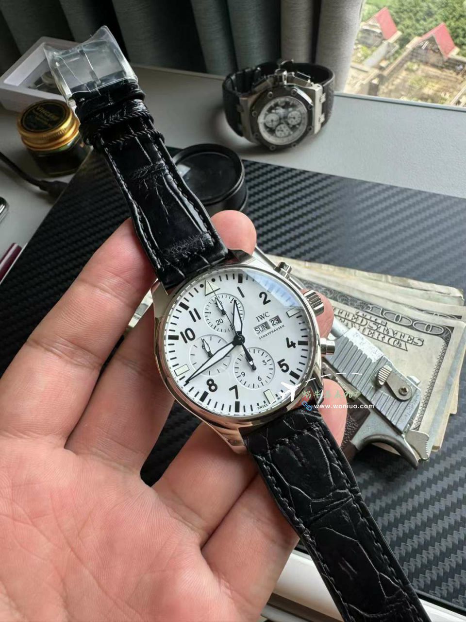 【 Video analysis 渠道原单】IWC IWC 表150周年纪念特别版IW377725 wrist watches  / WG518