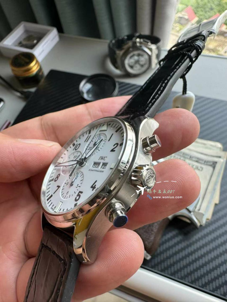 【 Video analysis 渠道原单】IWC IWC 表150周年纪念特别版IW377725 wrist watches  / WG518
