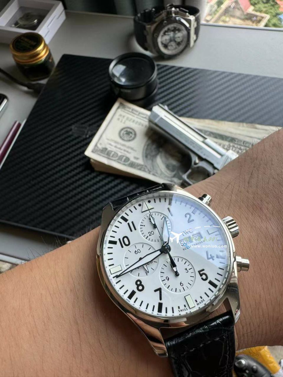 【 Video analysis 渠道原单】IWC IWC 表150周年纪念特别版IW377725 wrist watches  / WG518