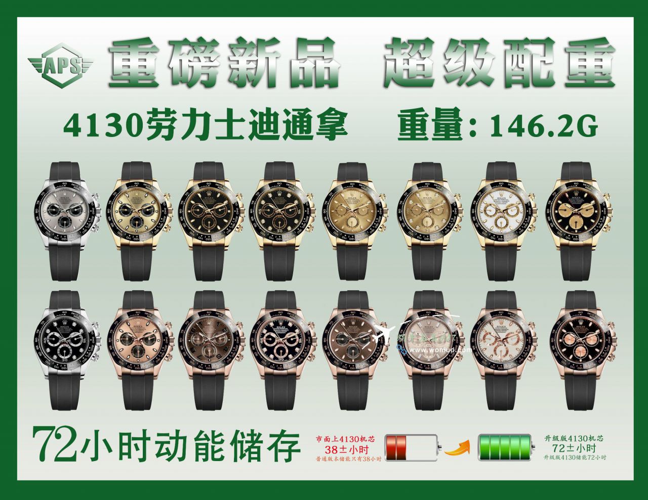  Video analysis  APS Adding weight 版本 Rolex  Ditongna 余文乐M116518ln-0048，水泥灰M116519ln-0027 top  Replica Copy  / R863