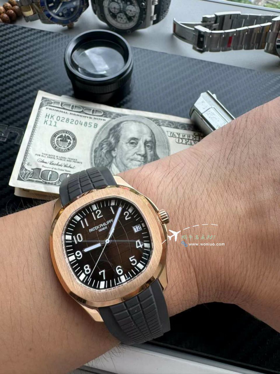  Video analysis 3K PATEK PHILIPPE AQUANAUT Perfect  Replica Copy 金手雷5167R-001 wrist watches  / BD398